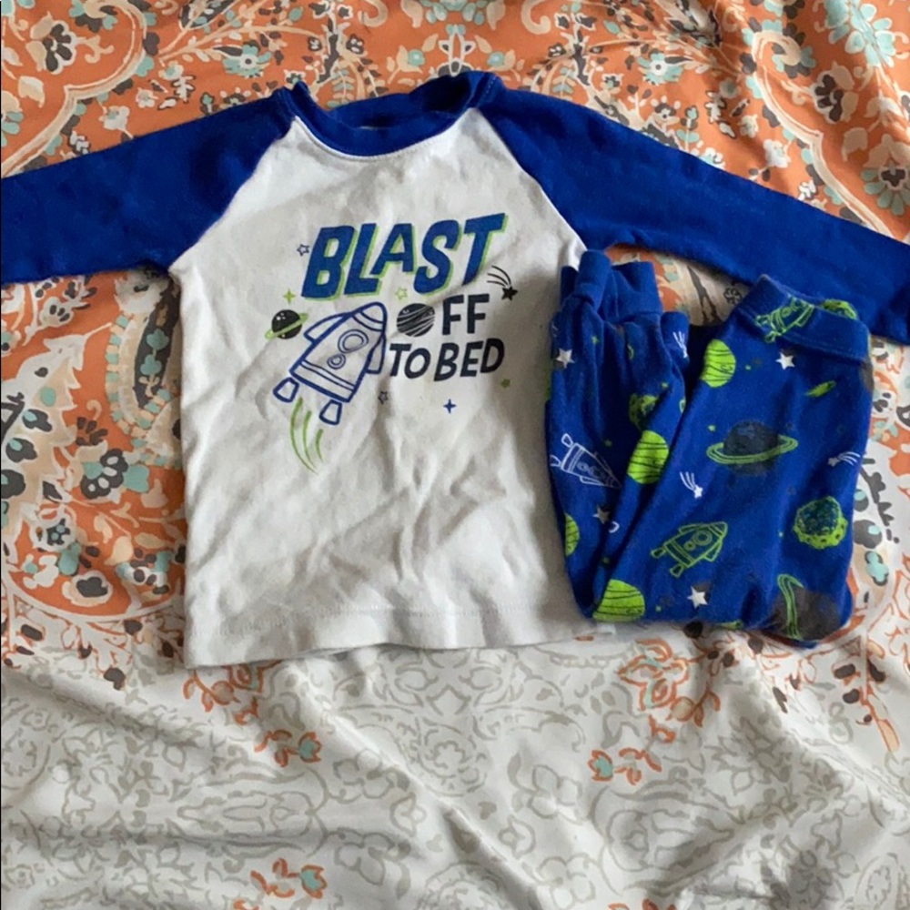 Toddler boy sleeper set